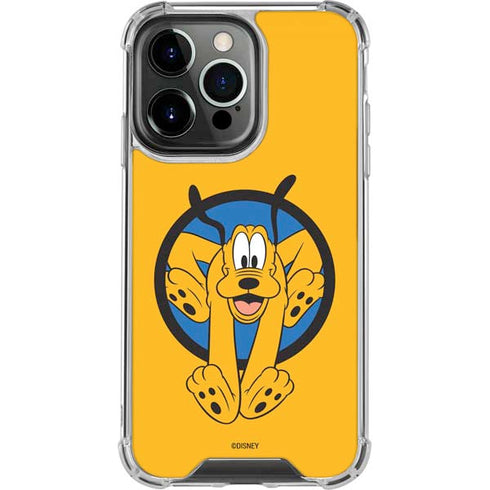 Disney Friends Pluto iPhone 14 Pro Clear Case